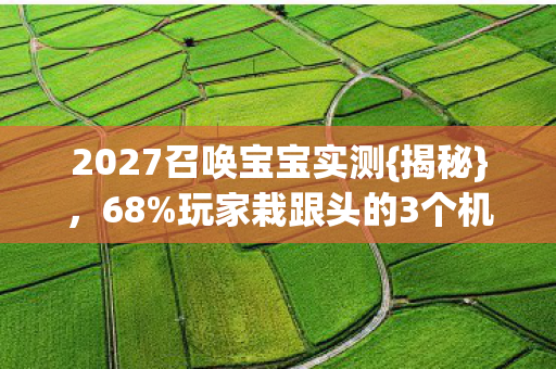 2027召唤宝宝实测图片