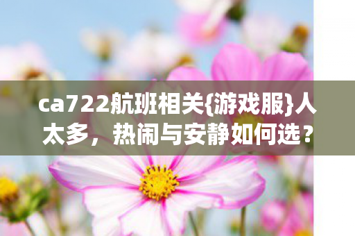 ca722航班相关图片