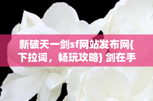 新破天一剑sf网站发布网图片