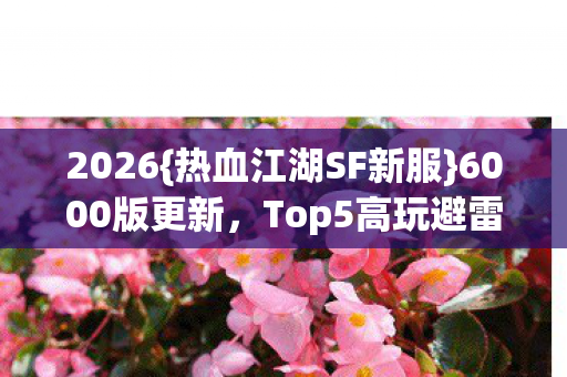 Top5高玩避雷实录图片
