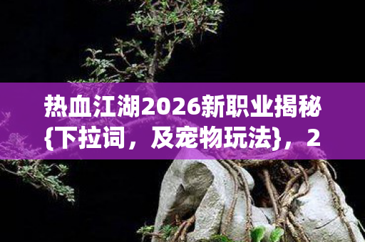 热血江湖2026新职业揭秘图片