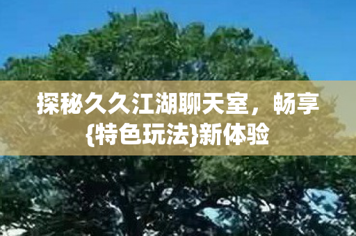 探秘久久江湖聊天室图片