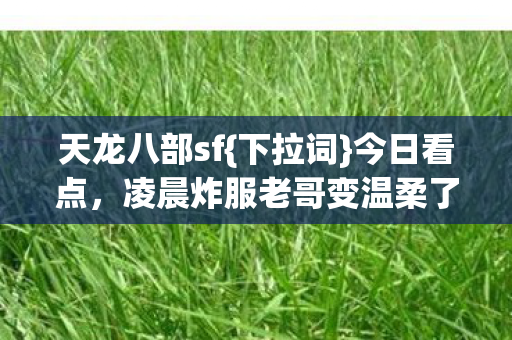 天龙八部sf{下拉词}今日看点,凌晨炸服老哥变温柔了? 天龙八部sf{下拉词}今日看点,凌晨炸服老哥变温柔了?