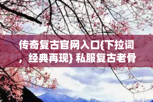 私服复古老骨灰的极致回忆图片