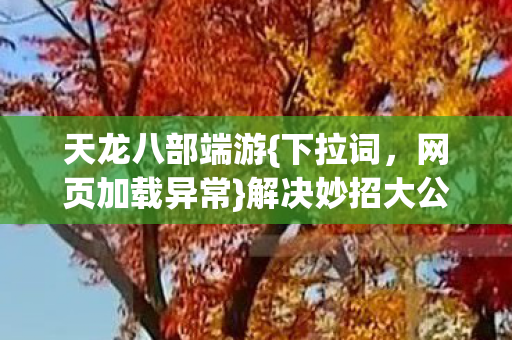 解决妙招大公开图片