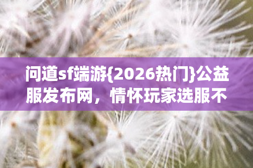 情怀玩家选服不踩雷图片