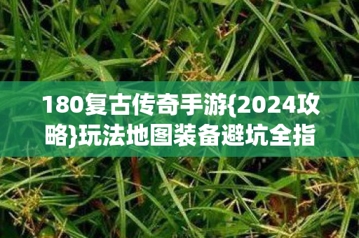 玩法地图装备避坑全指南图片