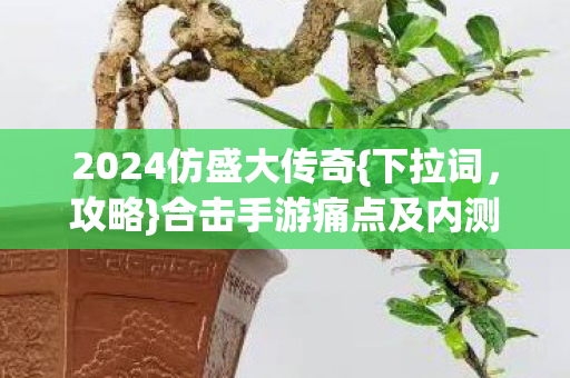 合击手游痛点及内测野路子图片