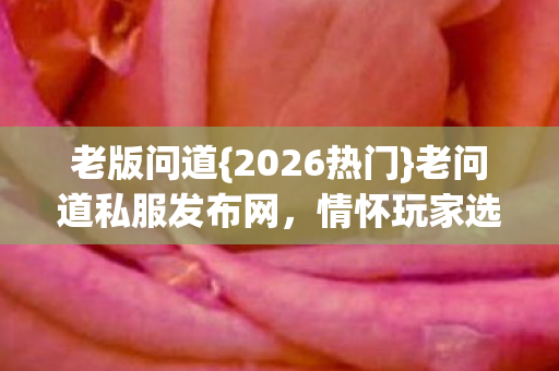 老问道私服发布网图片