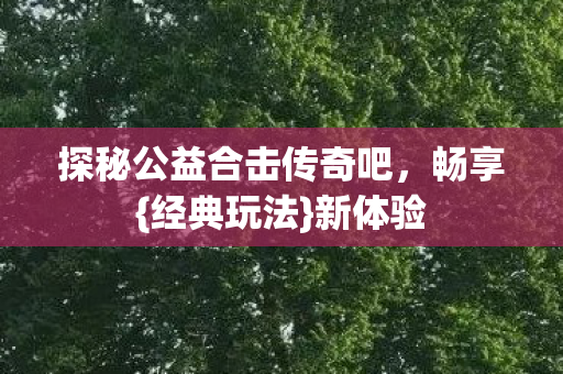 探秘公益合击传奇吧图片