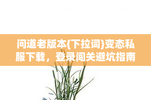 登录闯关避坑指南图片
