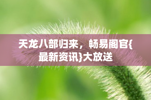 天龙八部归来图片