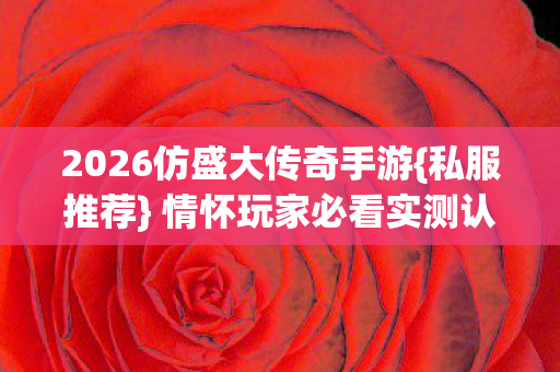 情怀玩家必看实测认证选服图片