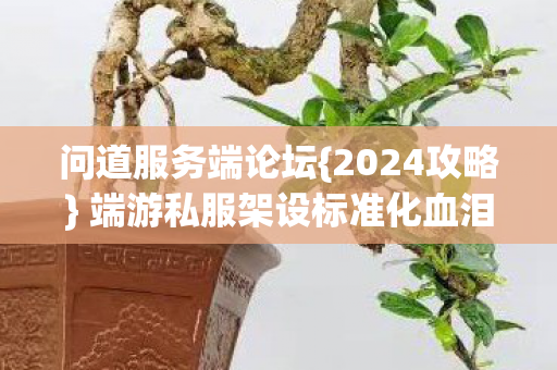 问道服务端论坛{2024攻略} 端游私服架设标准化血泪史揭秘