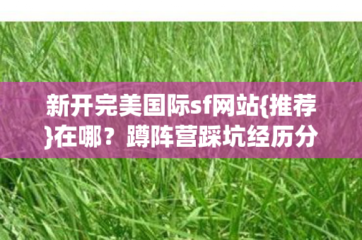 新开完美国际sf网站图片
