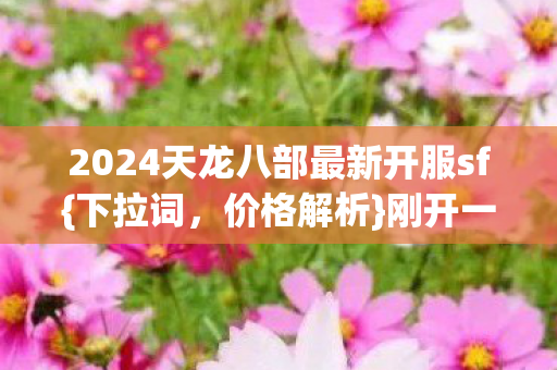 2024天龙八部最新开服sf图片