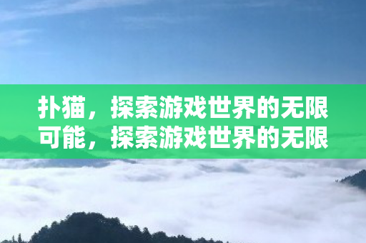 扑猫，探索游戏世界的无限可能，探索游戏世界的无限可能，扑猫之旅