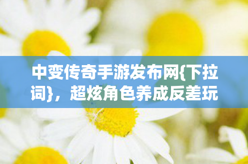 中变传奇手游发布网{下拉词},超炫角色养成反差玩法攻略 中变传奇手游发布网{下拉词},超炫角色养成反差玩法攻略