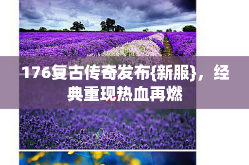 176复古传奇发布{新服}，经典重现热血再燃