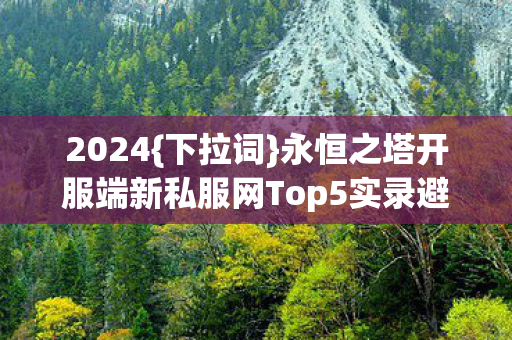 永恒之塔开服端新私服网Top5实录避雷图片