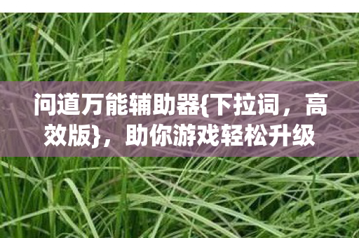 助你游戏轻松升级图片