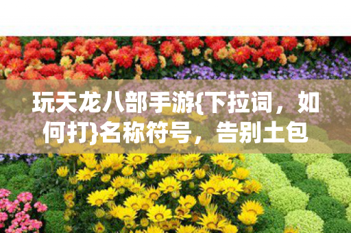 玩天龙八部手游图片