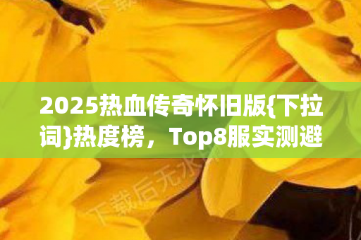 2025热血传奇怀旧版图片