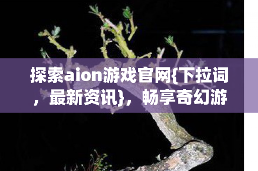 探索aion游戏官网图片