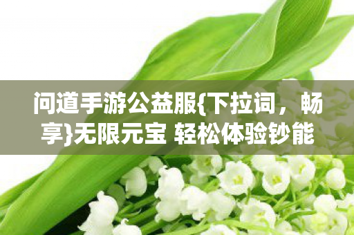 无限元宝 轻松体验钞能力快乐图片