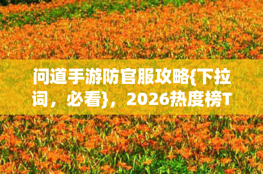 2026热度榜Top3实测避坑图片