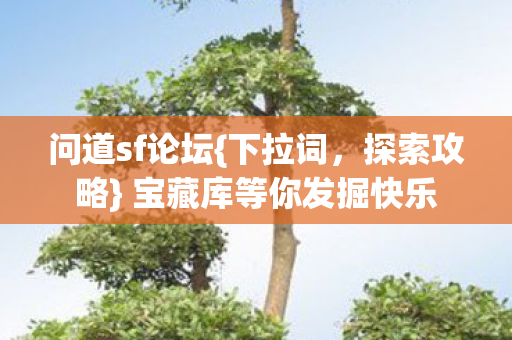 问道sf论坛{下拉词,探索攻略} 宝藏库等你发掘快乐 问道sf论坛{下拉词,探索攻略} 宝藏库等你发掘快乐