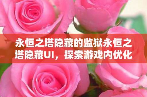 永恒之塔隐藏的监狱永恒之塔隐藏UI,探索游戏内优化与个性化体验,探索永恒之塔隐藏UI,优化游戏内体验与个性化设置 永恒之塔隐藏的监狱永恒之塔隐藏UI,探索游戏内优化与个性化体验,探索永恒之塔隐藏UI,优化游戏内体验与个性化设置