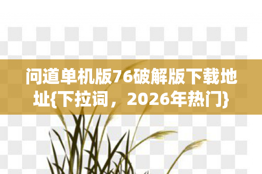 问道单机版76破解版下载地址图片