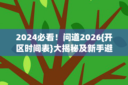 大揭秘及新手避坑指南图片