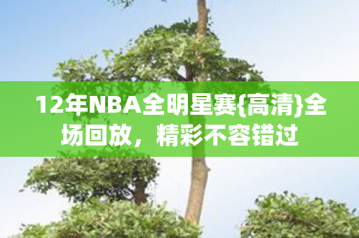 12年NBA全明星赛{高清}全场回放，精彩不容错过