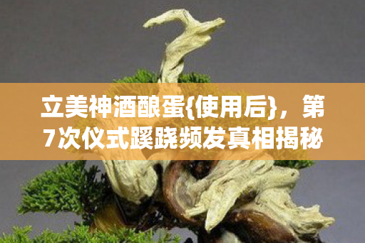 立美神酒酿蛋{使用后}，第7次仪式蹊跷频发真相揭秘！