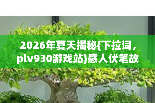 2026年夏天揭秘{下拉词,plv930游戏站}感人伏笔故事 2026年夏天揭秘{下拉词,plv930游戏站}感人伏笔故事