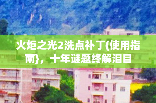 火炬之光2洗点补丁图片