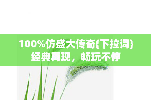 仿盛大传奇图片
