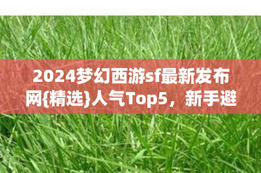 2024梦幻西游sf最新发布网图片