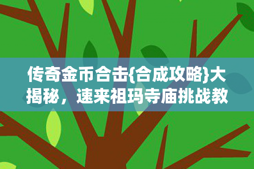 速来祖玛寺庙挑战教主图片