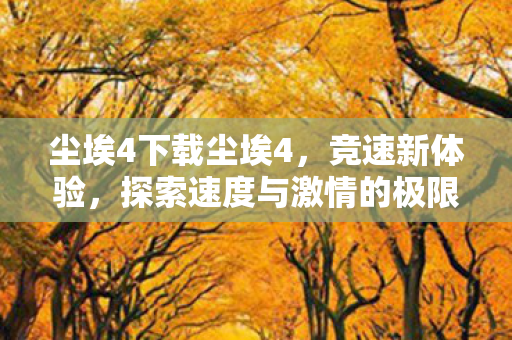 尘埃4下载尘埃4,竞速新体验,探索速度与激情的极限,尘埃4,竞速新体验,探索速度与激情的极限 尘埃4下载尘埃4,竞速新体验,探索速度与激情的极限,尘埃4,竞速新体验,探索速度与激情的极限