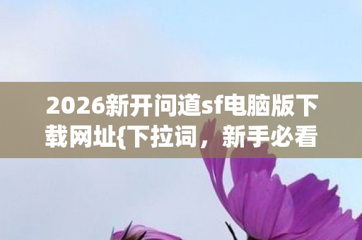 2026新开问道sf电脑版下载网址{下拉词,新手必看}隐藏玩法揭秘 2026新开问道sf电脑版下载网址{下拉词,新手必看}隐藏玩法揭秘