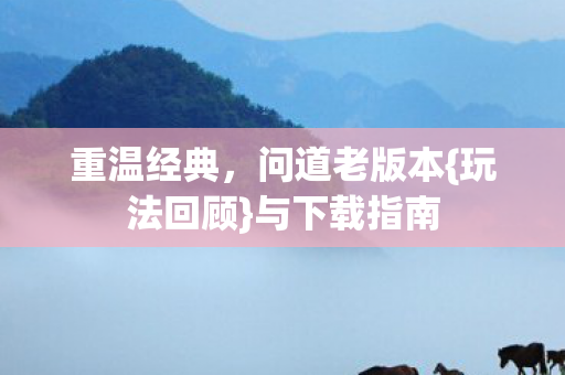 问道老版本图片