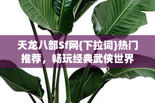 畅玩经典武侠世界图片