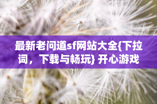 最新老问道sf网站大全图片