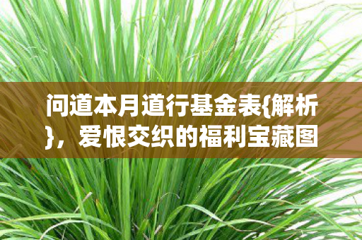 问道本月道行基金表{解析},爱恨交织的福利宝藏图 问道本月道行基金表{解析},爱恨交织的福利宝藏图