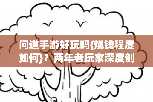 问道手游好玩吗{烧钱程度如何}？两年老玩家深度剖析