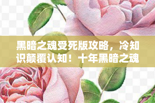 十年黑暗之魂老玩家竟目瞪口呆图片