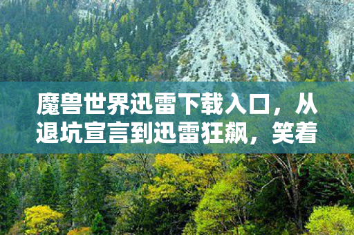 魔兽世界迅雷下载入口图片